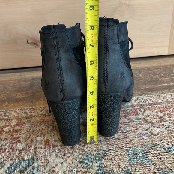 Timberland Glancy Field women’s high heel ankle bootie black size 10 - Picture 11 of 11